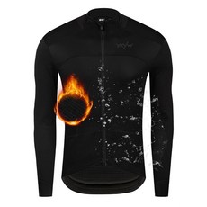 YKYW바이크 남성용 겨울 사이클링 재킷 방수 소프트쉘 방풍 자전거 추운 날씨용 오토바이 다크 블루_144886