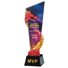 SUPER BASKETBALL LEAGUE Season17 MVP 琉璃水晶獎盃 紀念品 尾牙獎盃 冠軍獎牌 (包雕刻工資)