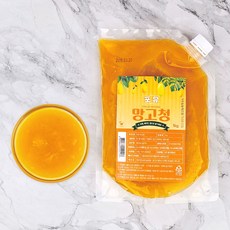 포유 망고청 1kg 냉동 과일청 라떼 에이드 카페 대용량, 1개, 1개입