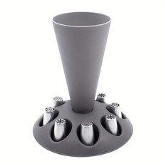 DFMEI 烘焙工具裱花托架 裱花袋花嘴套裝 可拆卸的裱花嘴和袋架烘焙工具, 1個