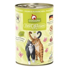 葛蕾特 Granatapet 貓主食罐 幼貓禽肉, 400g, 1個, 9號 雉雞&兔肉