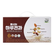 자연담담 마시는 하루견과 180mlX20팩, 1박스, 3.6L