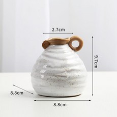 歐式復古陶瓷花瓶擺件澆水水壺花器桌面工藝品名宿藝術插花裝飾品