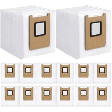 Eufy X10 Pro 옴니 액세서리 키트와 호환되는 Blueaks 28 팩 메인 브러시 6 헤파 필터 2개 사이드 모프 진공 백 교체 부품 반기 키트, 14Pcs E25/E28 Bags