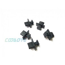 小白的生活工場 USB3.1 Type-C 母座防塵蓋 (帶把手) (KAUSB3C-4B) (一包5顆), 白色, 1個