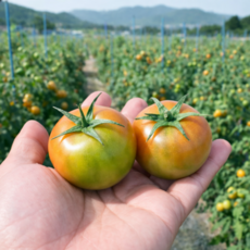 [초초대박특가] 과즙당도폭발 짭쪼름한 대저토마토 고당도특품 고당도중과 M 고당도로얄과 S~2S, 1박스, 2.5KG 특품(로얄과 S~2S)