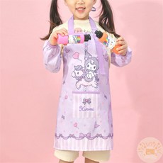 온빛마켓 쿠로미 앞치마 세트 요리놀이, L