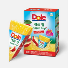 돌 얼려먹는 주스바 애플 팝, 8개입, 62ml