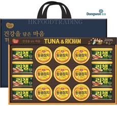 동원참치 튜나리챔102호 선물세트+부직포가방증정, 1세트