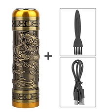 電動刮鬍刀 剃鬚刀 多功能男士迷你剃鬚刀 刮鬍刀 剃鬍刀 MINI電動剃鬍刀 便攜剃鬚刀 水洗便攜式, 盤龍剃鬚刀（金屬機身）