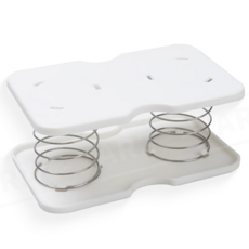 衛生紙彈簧托 自動升降 面紙彈簧托 彈力紙巾托 衛生紙盒彈簧 頂高器 面紙盒彈簧, 1個, 白色, 白色