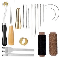 巨匠工廠皮革DIY手工皮具手縫套裝皮革基礎工具，親手製作獨特包包，體驗手作樂趣, 縫線套裝, 1個