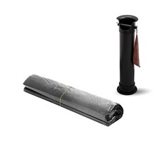 스텐드 넉박스 전용 교체용 봉투 넛박스비닐 검정 25매 묶음, 1개