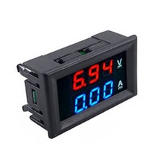 10A DC 전압 전류 측정기 - 볼트 암페어 메타 LED 디지털 디스플레이 샤운트 미포함, 1개