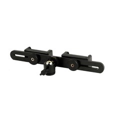 휴대폰 거치 휴대용 촬영 듀얼 동시 라이브방송 셀카봉, 1개, 소형 휴대폰 클램프 2개