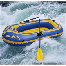 【 自動充氣 】充氣船 橡皮艇 充氣船橡皮艇特厚釣魚船2人3人4人耐磨皮劃艇衝鋒舟折疊船氣墊船, 特厚字母雙人皮划艇【190X100】+家