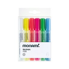 모나미 윈도우 마카 6색 세트, 1개