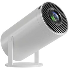 HY300 1080p 家用投影機 迷你4K高清智慧便攜式投影機 梯形校正 內置揚聲器