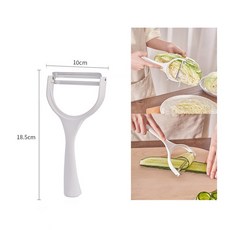 日本KM 高麗菜刨絲器 料理切菜器 蔬果刨絲器 2倍快速刨絲器 高麗菜切絲神器 刀削器 刨刀 廚房, 1個, 一入