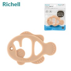 Richell 全矽膠寶寶固齒器, 1個, 小丑魚