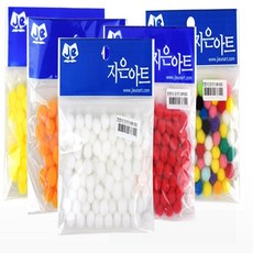 써니네점빵 방울솜 흰색 칼라솜, 1개