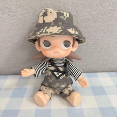 팝마트 지거 Zsiga 액션 피규어 BJD 1/8 20cm 인형 카모플라쥬 3피스 세트 블랙 선글라스, 20CM 가지 누나의 옷에는 인형이 포함되어 있지 않다, 라이트 카모플라쥬 3피스 세트