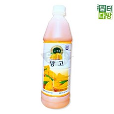 망고 원액 리얼 베이스 835ml 카페 에이드 스무디 농축 시럽 망고농축액 스무디재료 망고원액