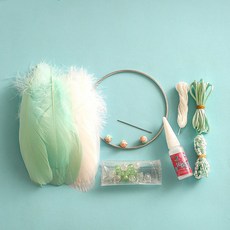 가팡 드림캐쳐 DIY재료세트 dream03002, 1세트, 민트