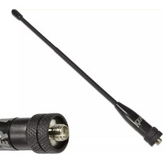 ExpertPower XP-669 7.5인치 듀얼 밴드 SMA-F 안테나 (블랙), 표준 채찍 (19.1 cm)