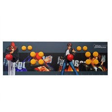 게임 조이스틱 고전게임 USB 파이터 레트로 게이밍 스틱 아케이드, 2. 데스크탑 더블-04 버튼4개 사각상자, 1개, 2. B타입(4키)