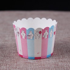 DFMEI 大號馬芬杯子耐高溫烘焙卡通 草莓麥芬杯紙杯蛋糕, 1個