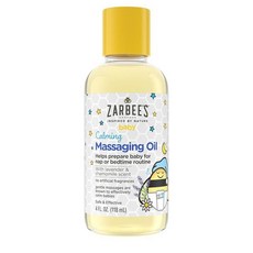 Zarbee's 베이비 카밍 마사지 오일 라벤더와 카모마일 함유 113.4g (4온스), 4 Fl Oz (Pack of 1), 1