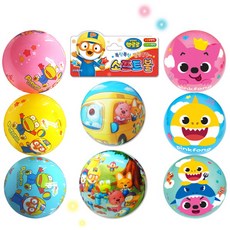 [주영이앤씨] 뽀로로 핑크퐁 탱탱볼 소프트볼 아기공 유아 공놀이, 상세 설명 참조, 선택:뽀로로 소프트볼 2p