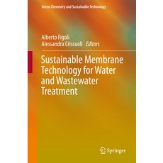 (영문도서)Sustainable Membrane Technology for Water and Wastewater Treatment Hardcover, Springer, English, 9789811056215