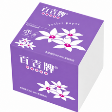 百吉牌抽取單抽紙巾 加厚 小包 桌上型 餐巾紙, 1個, 600張