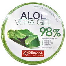 DERMAL 蘆薈舒緩保濕凝膠, 1個, 300ml/瓶, 300ml