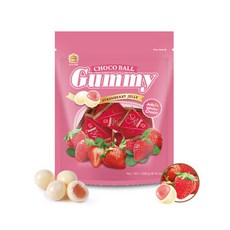 이메이 구미초코볼 스트로베리맛, 238g, 6개