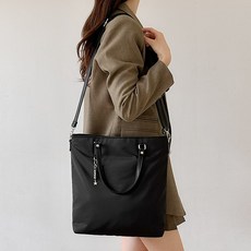 나일론 여성 사각 크로스백 모엣 출근룩 14인치 방수 숄더백 + 별키링 증정