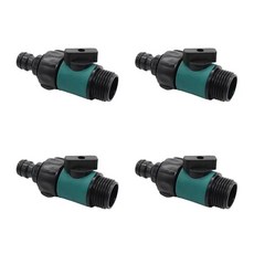 수나사 퀵 커넥터가 밸브 세차 정원 관강아지용 파이프 피팅 호스 연장 스위치, 01 green black