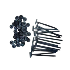 紮帶卡扣穿心釘 耐熱耐拉 強力卡扣 線材固定, 150個