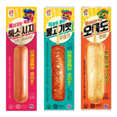 사조오양 후랑크10팩+톡소시지10팩+오륙도맛바10팩, 70g, 30개