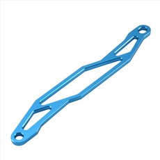 Tamiya TT02 TT-02 1/10 RC 자동차 업그레이드 부품 용 금속 배터리 플레이트, 파란색