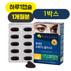 메이플트리 하루 한캡슐씩 눈건강 루테인오메가3 1박스 x 30캡슐, 1정, 39개