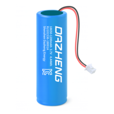 18650 리튬이온 배터리 충전지 3.7V 1200mAh, 1개, 1매입