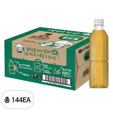 동원 순백 에코 보리차 무라벨, 350ml, 144개