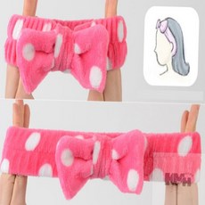 헤어밴드 헤어터번 세안헤어밴드 목욕, 1개, 랜덤발송