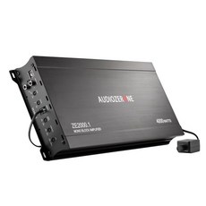 AUDIOZERONE 차량용 오디오 앰프 ZE2000.1 4000W 모노블록 클래스 D MOSFET 서브우퍼 1-4옴 안정 로우 패스 크로스오버 전원 공급 장치 스테레오, AUDIOZERONE 차량용 오디오 앰프 ZE2000.