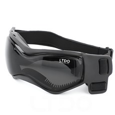 LTDO 소형견 일체형 UV차단 강아지고글 도글라스 강아지선글라스 도글스, 블랙렌즈, 1개, 소형 고글(일체형)