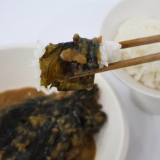 여우마을 수제반찬 된장깻잎 장아찌, 2개, 1kg