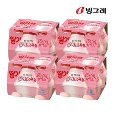 빙그레 단지우유, 240ml, 16개